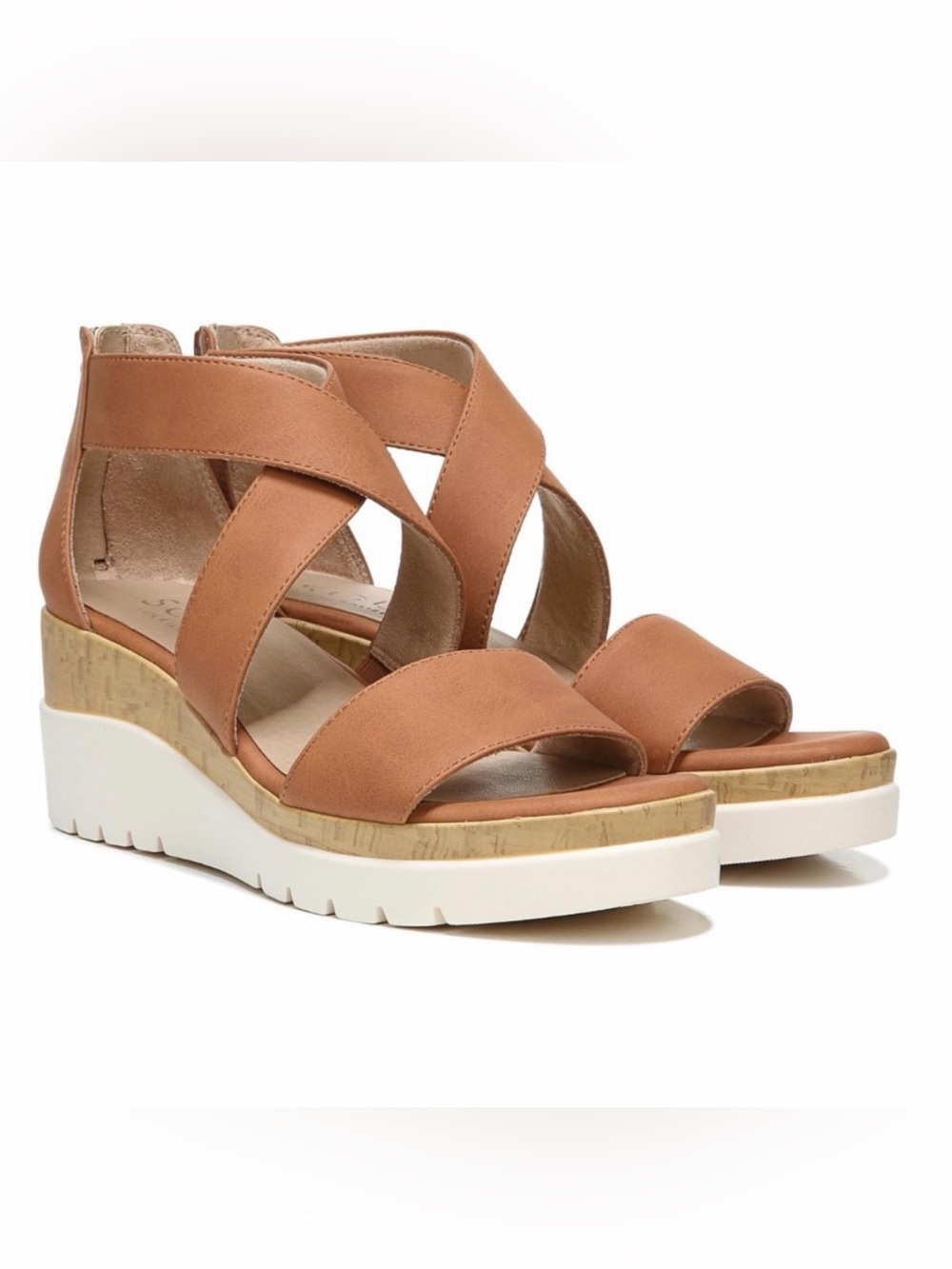 Naturalizer Women's Soul, Goodtimes Wedge Sandal (toffee)